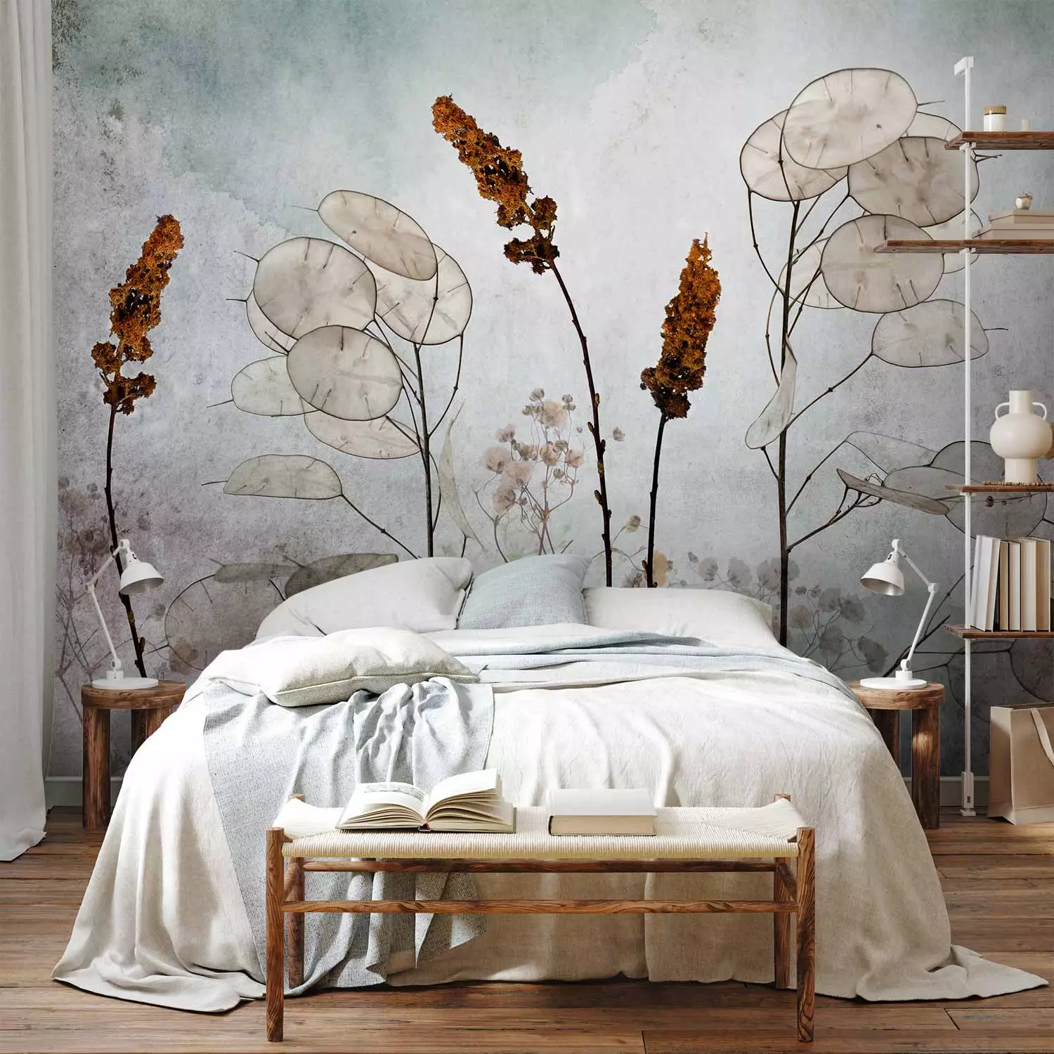 Wall Mural Lunaria in the Meadow