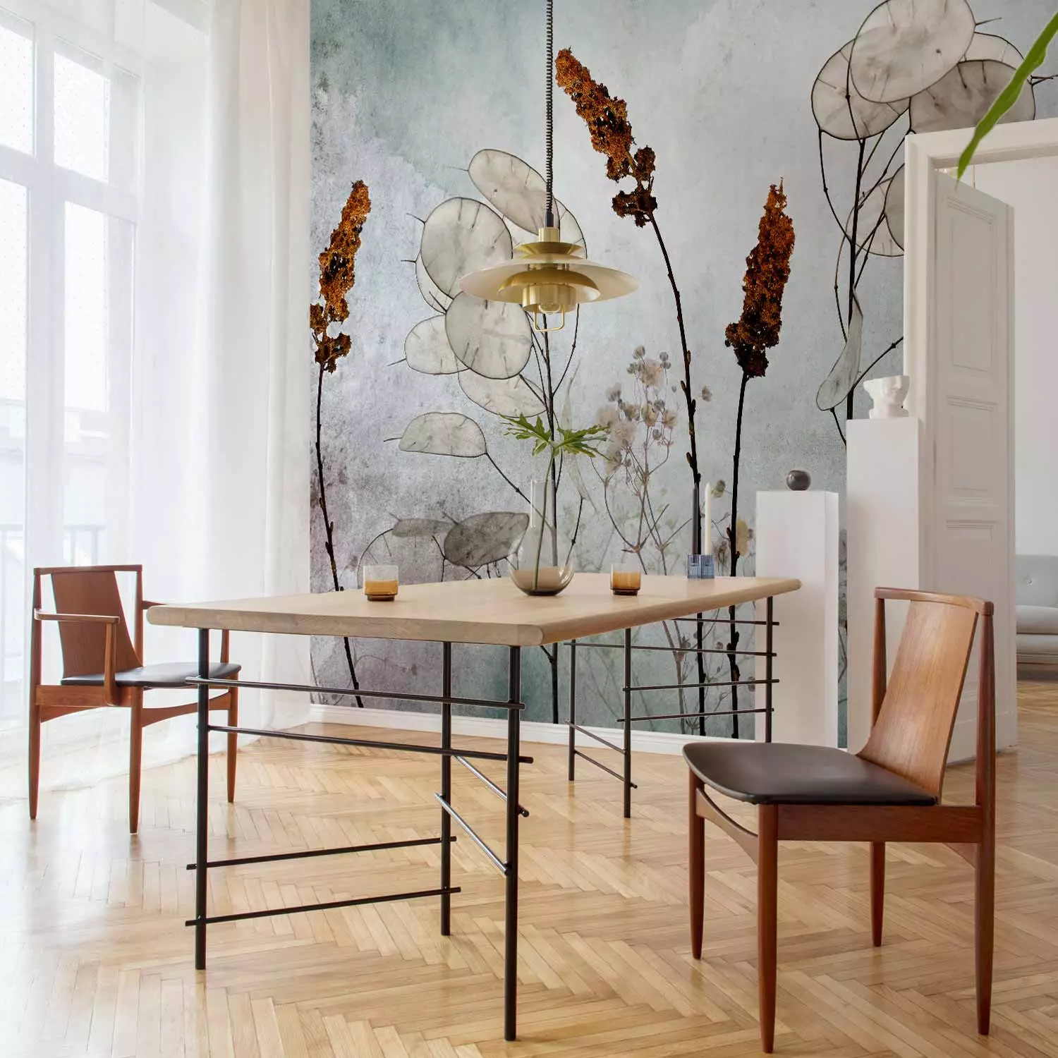 Wall Mural Lunaria in the Meadow