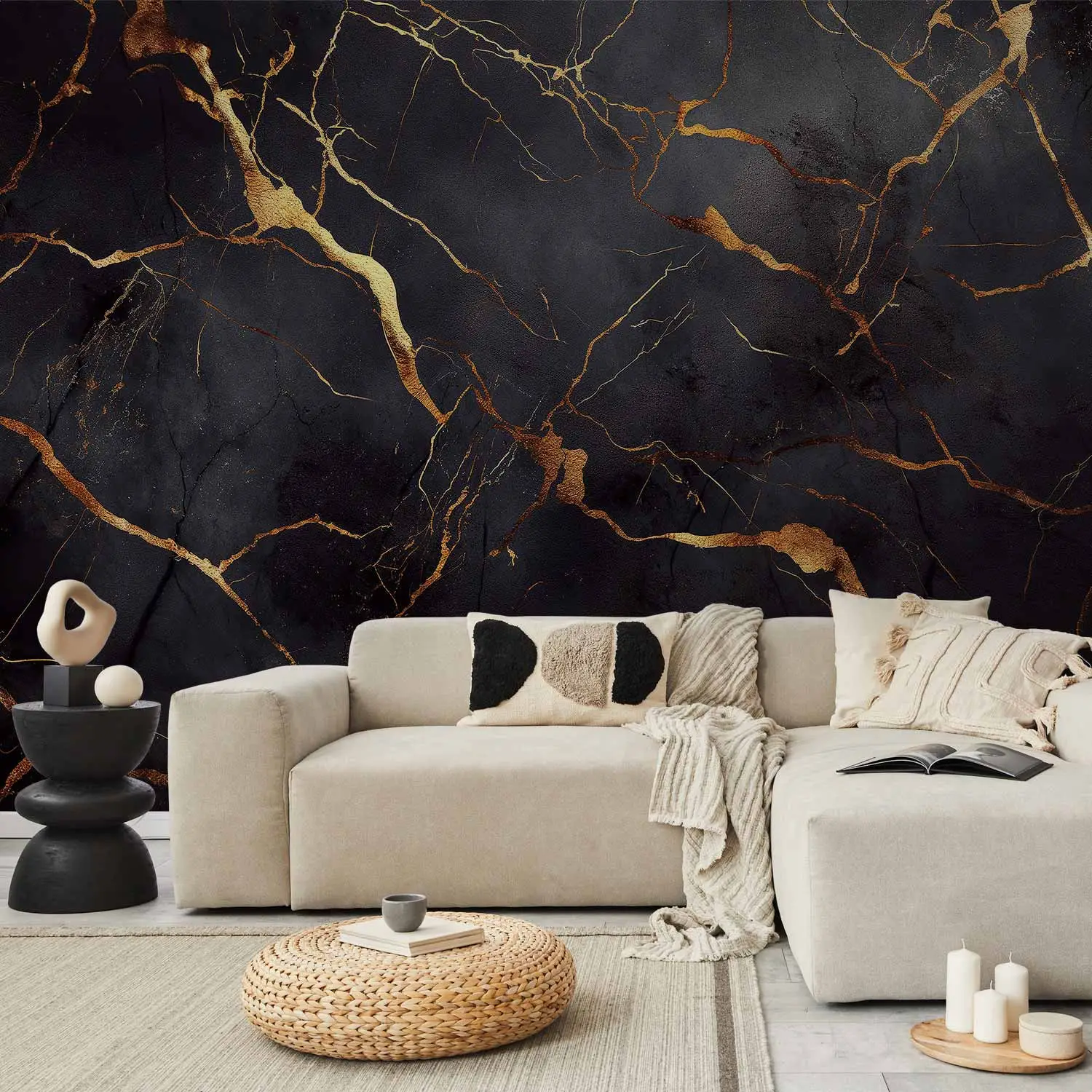 can wallpaper cover wall cracks