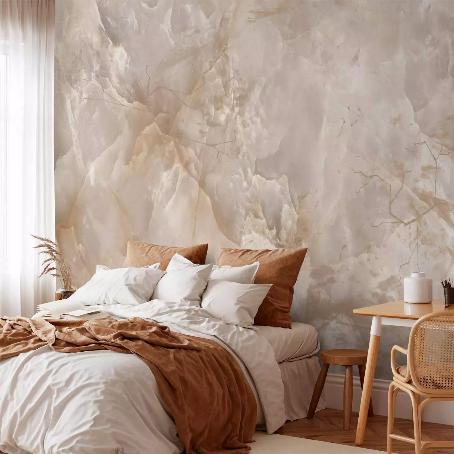 Photo Wallpaper Toned Marble