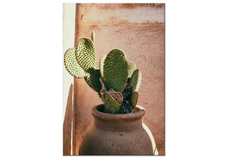 Canvas Cactus in a Pot (1 Part) Vertical
