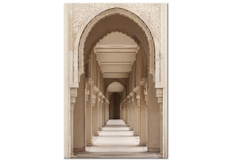 Canvas Oriental Arches (1-piece) Vertical - architecture of Arab columns