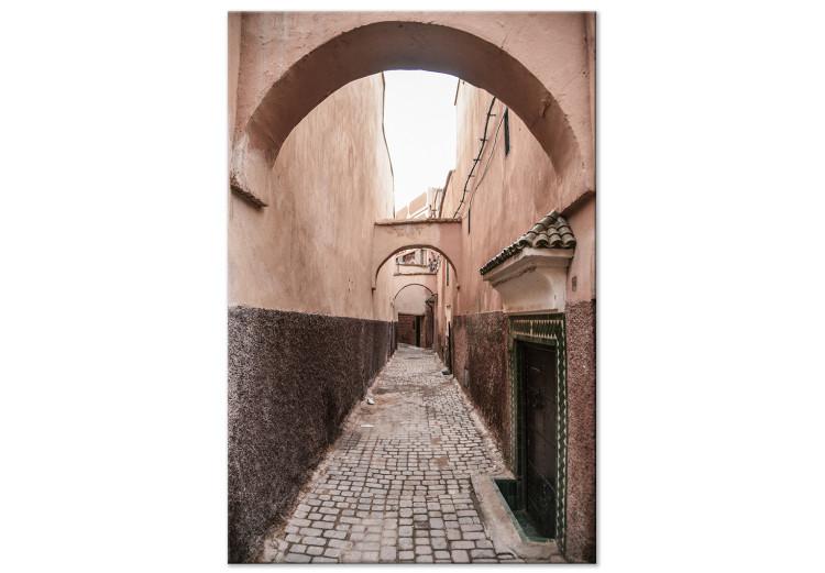 Canvas Moroccan Alleys (1-piece) Vertical - streets in Arab style