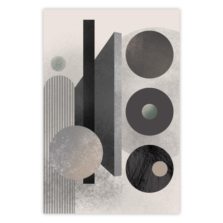 Poster Geometric Harmony - abstract composition of geometric shapes