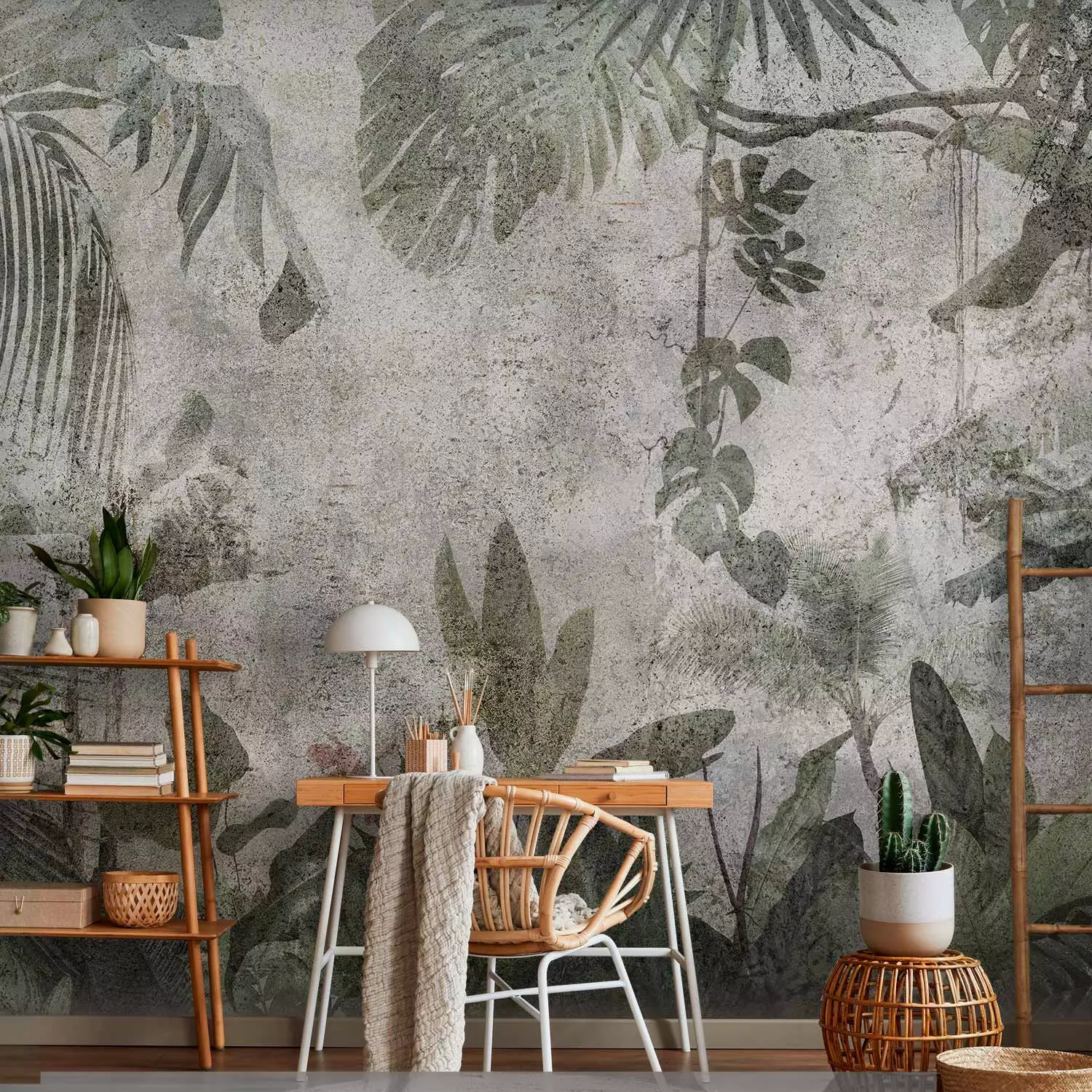 Wall Mural Rain Forest in the Fog