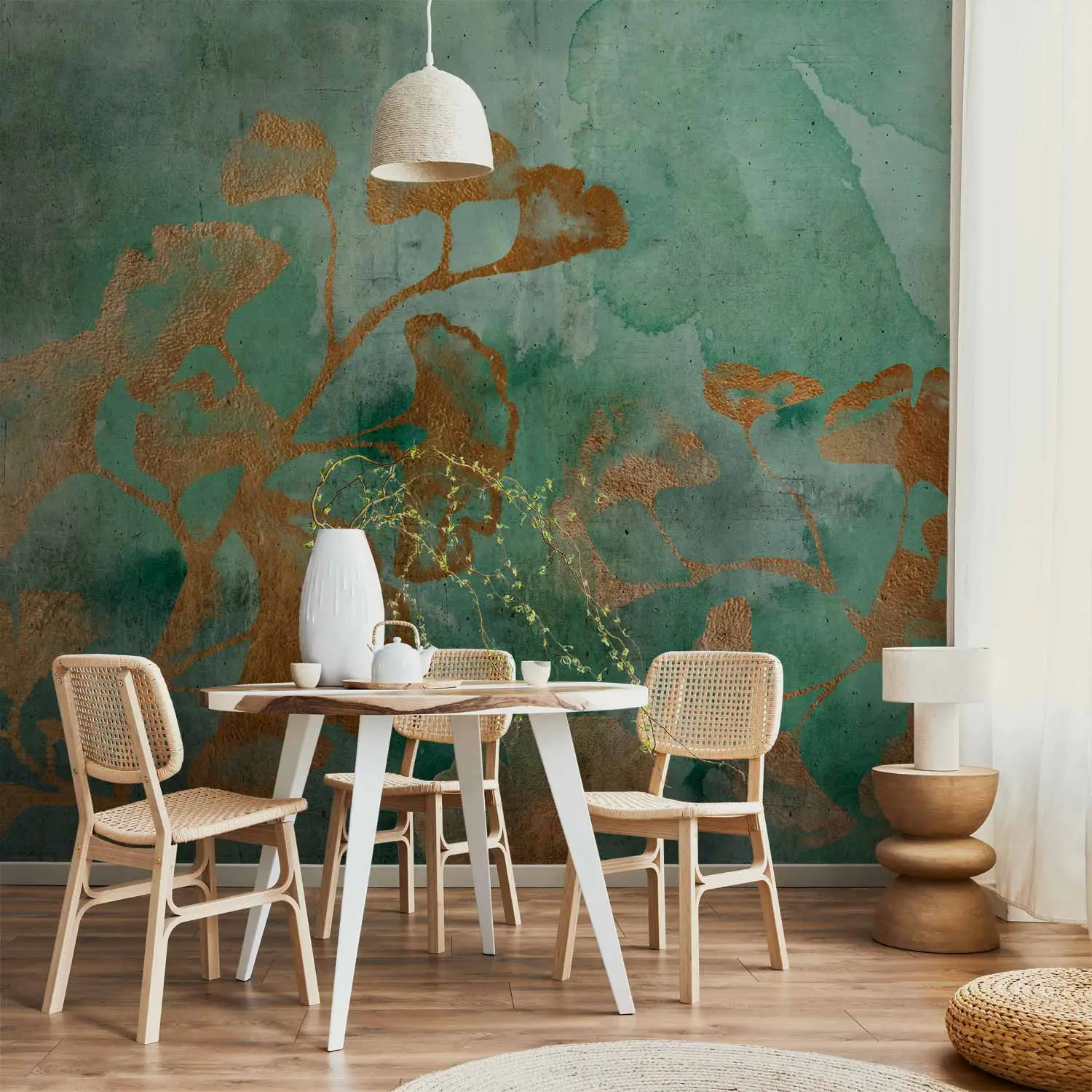 green copper wallpaper