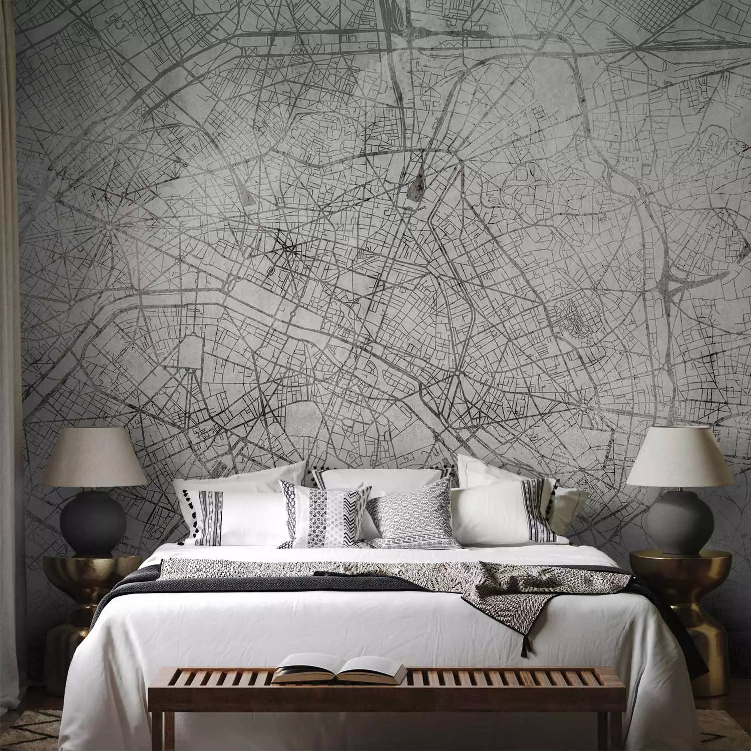 Photo Wallpaper Parisian Fresco