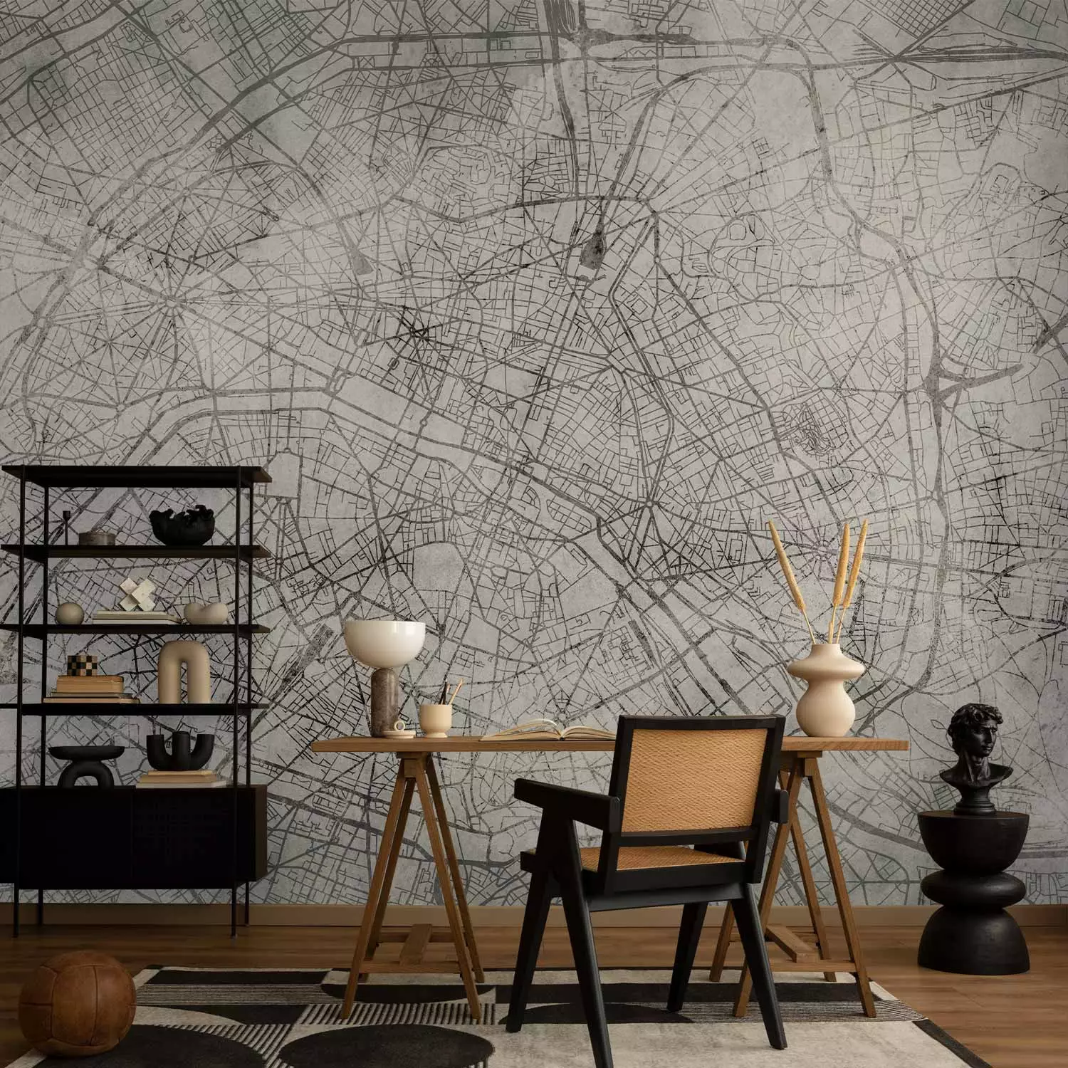 Photo Wallpaper Parisian Fresco