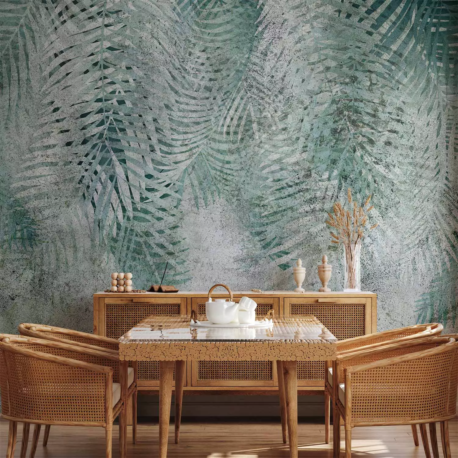 Wall Mural Prehistoric Palm Trees