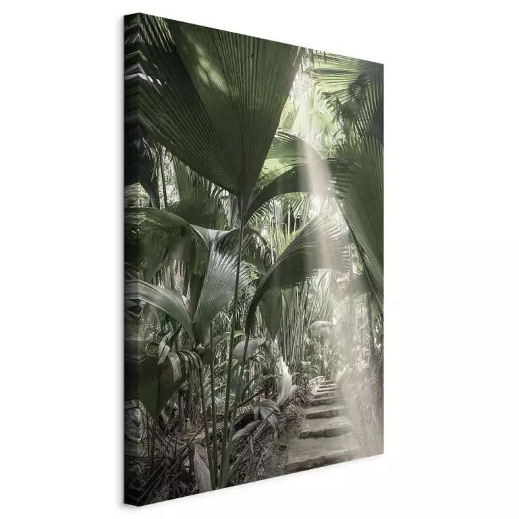 Bundle of Light (1-piece) Vertical - tropical vegetation landscape