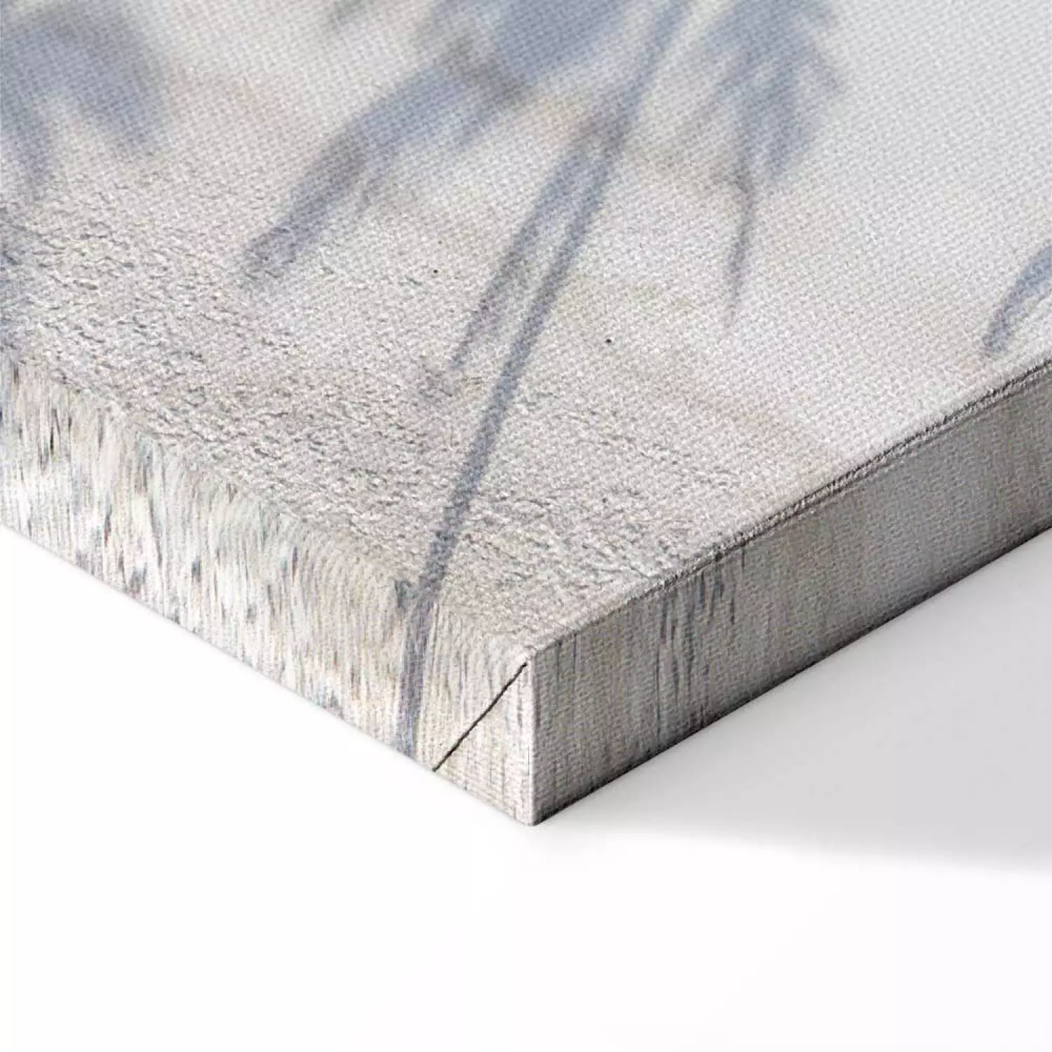 Canvas Turquoise coast - marine beach with white sand in the shade of palm