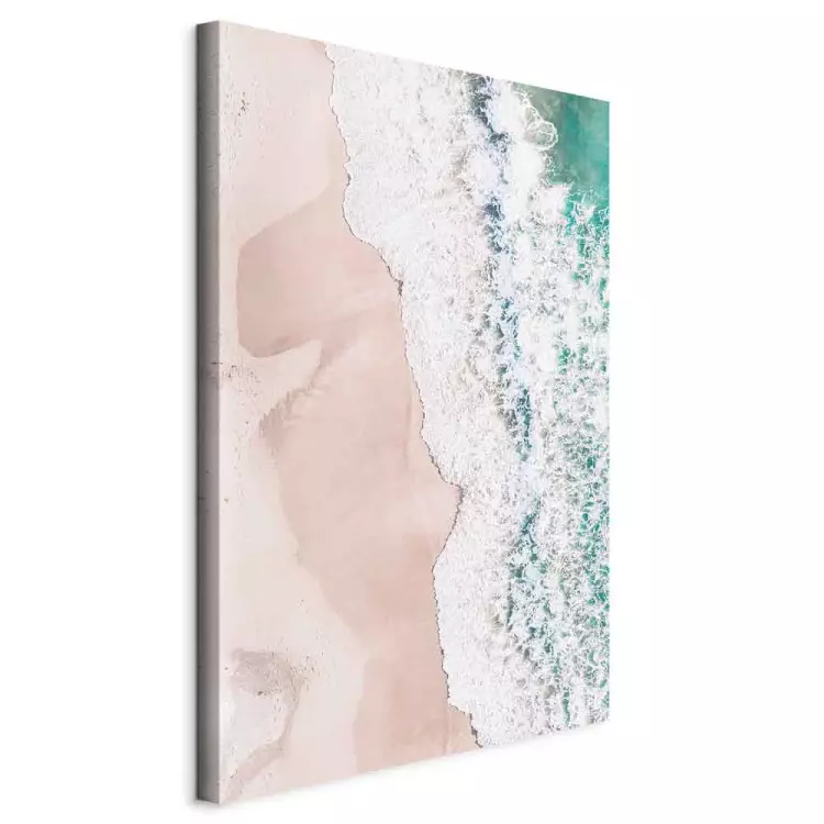 Turquoise Waves - Sea Coast from Aerial view with Waves