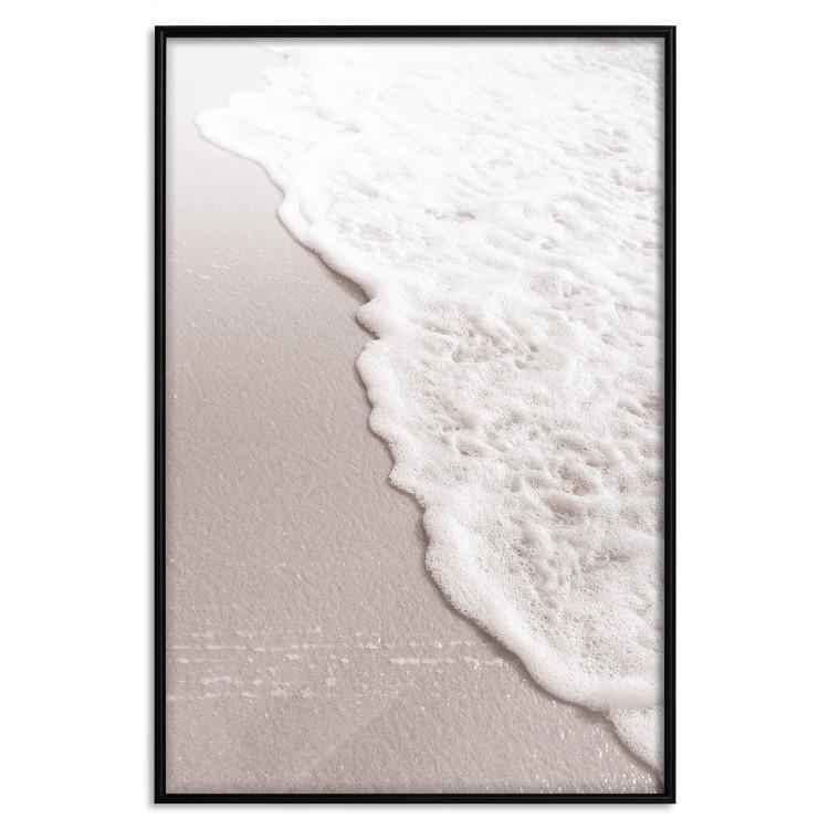 Poster Seaside Stroll - summer beach landscape composition with sea wave