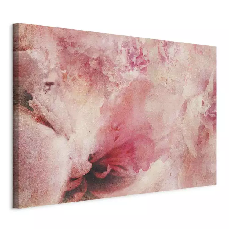 Pink Dawn - Abstraction with blurry roses and fragments of flowers