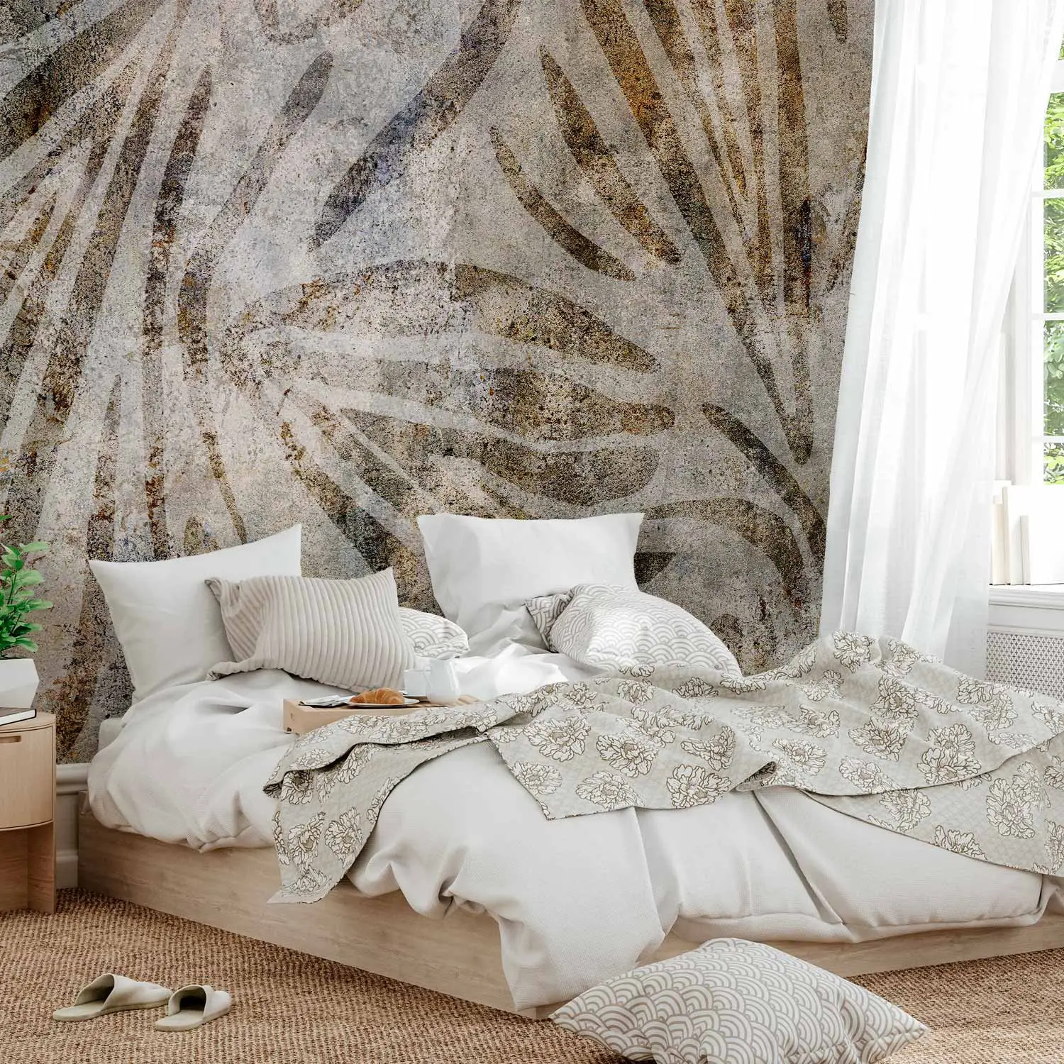 boho chic bedroom wallpaper