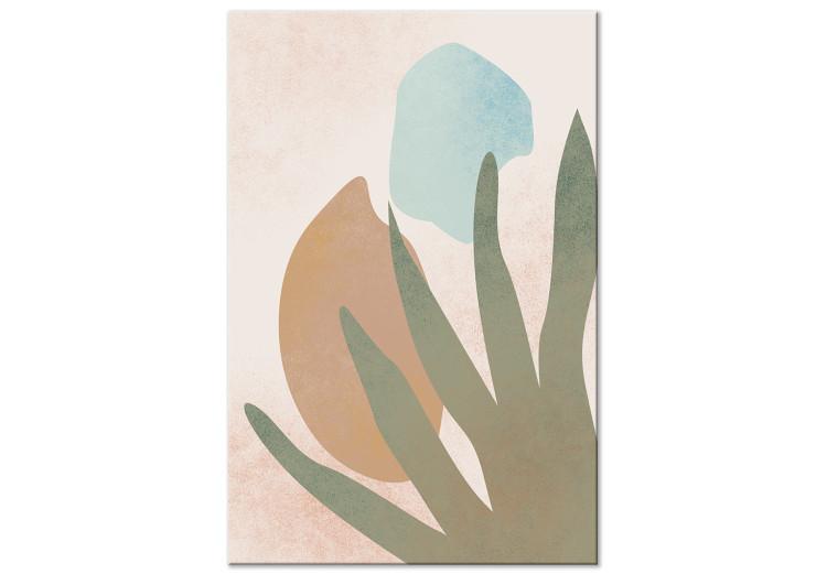 Canvas Agave in the Sun (1-piece) Vertical - abstract boho-style pattern