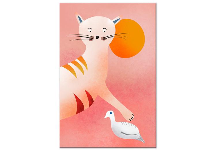 Canvas Fairy little tiger- Animal theme inspired by illustrations for kids
