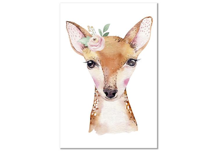 Canvas Forest Doe- a colorful animal theme inspired by fairy tales