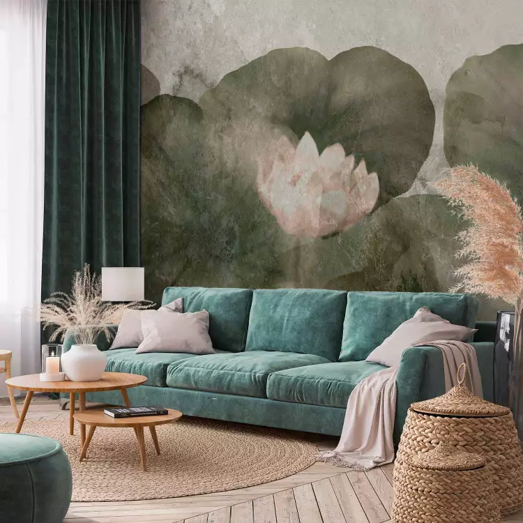 Water Lilies - composition inspired by frescoes with a floral motif