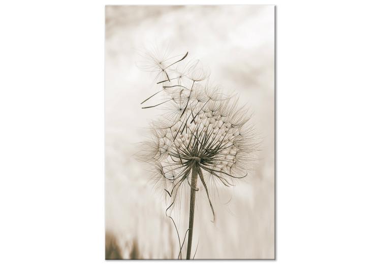 Canvas Gentle Breeze (1-piece) Vertical - dandelion in boho motif