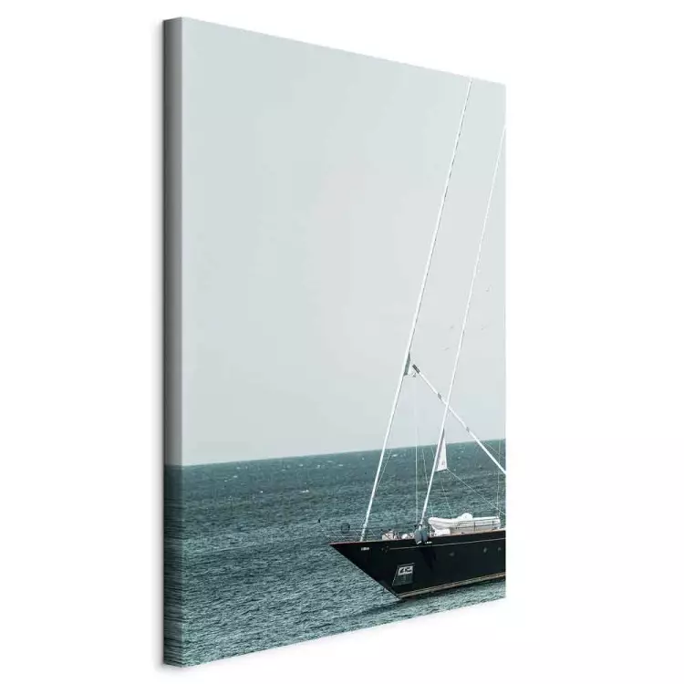 Mediterranean Expedition (1-piece) Vertical - landscape with a sailboat
