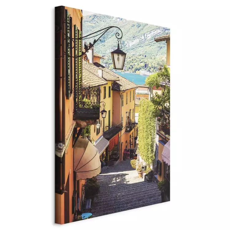 Sunny Waterfront (1-piece) Vertical - city architecture landscape