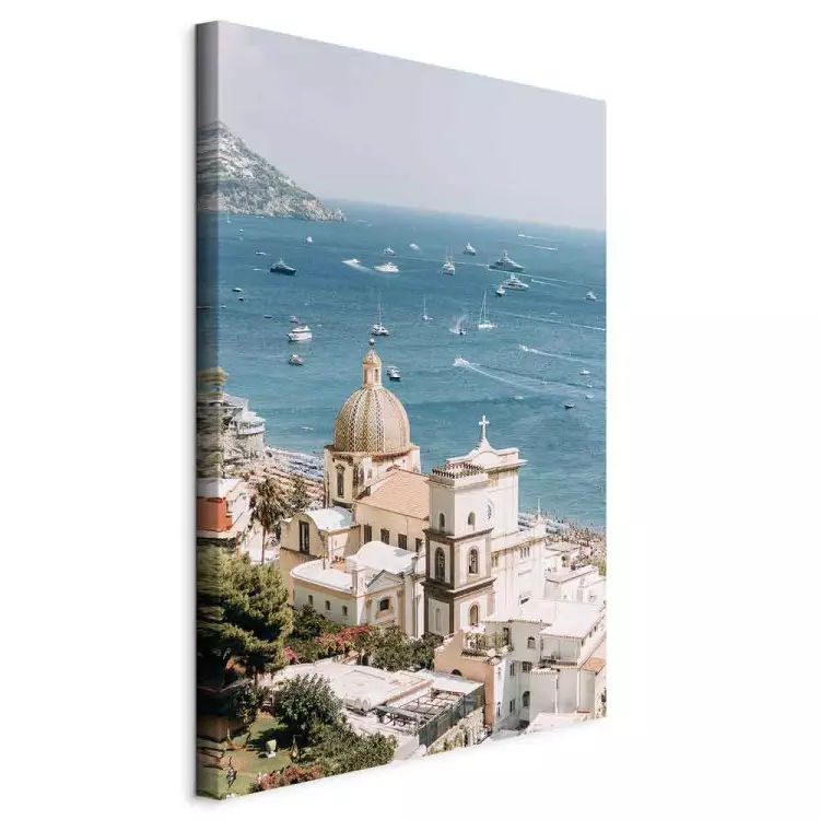View from the coast - Sea landscape with the architecture
