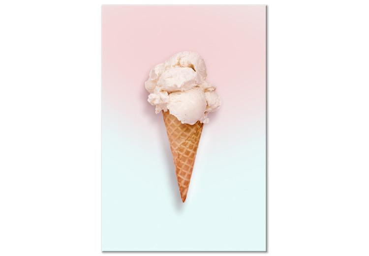 Canvas Ice cream in Wafer - Pastel Boho style composition