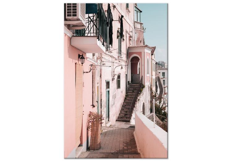 Canvas Architecture in Amalfi - a pastel building in Southern Italy