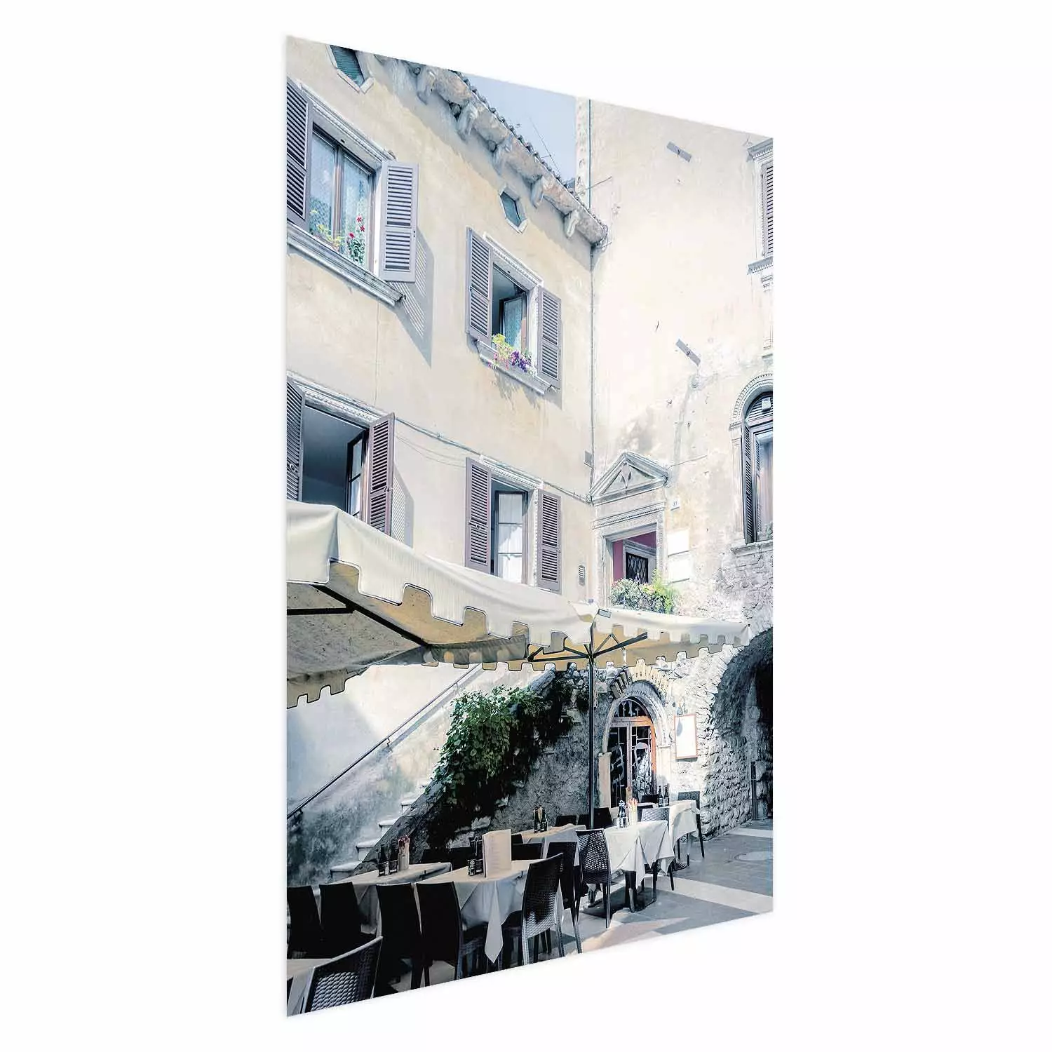 Wall Poster Italian Restaurant - charming architecture of a majestic city