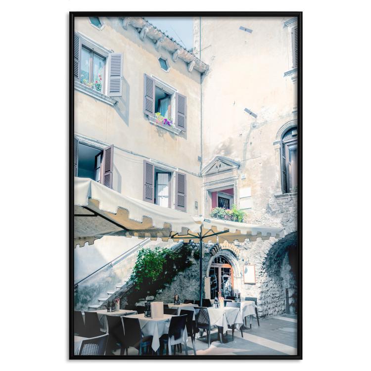 Poster Italian Restaurant - charming architecture of a majestic city