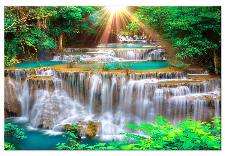 Large canvas print Tropical Waterfall [Large Format]