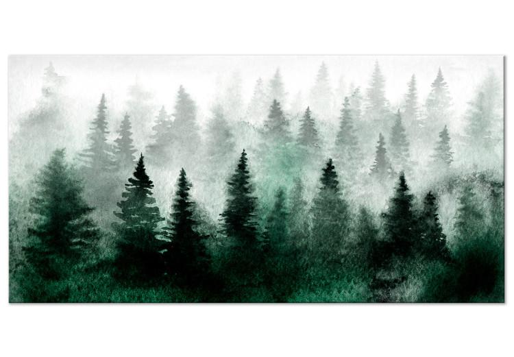 Large canvas print Scandinavian Foggy Forest II [Large Format]