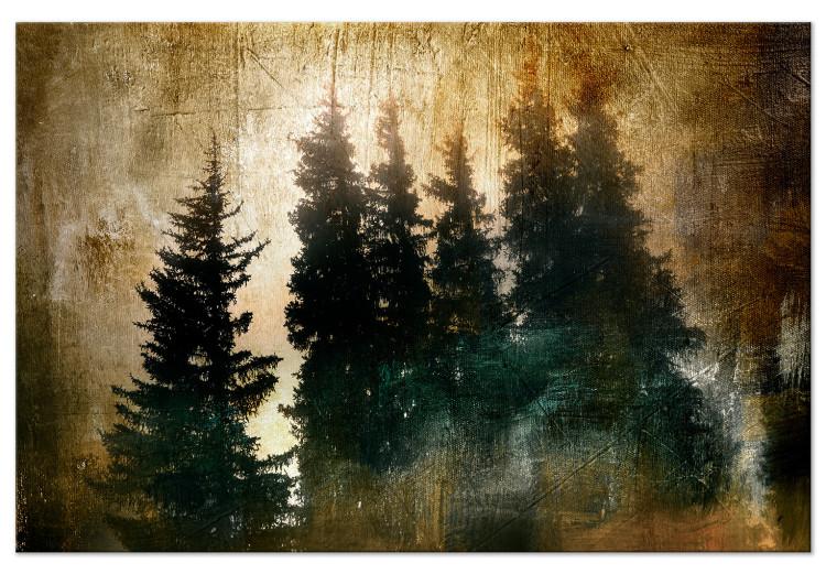 Large canvas print Stately Spruces [Large Format]