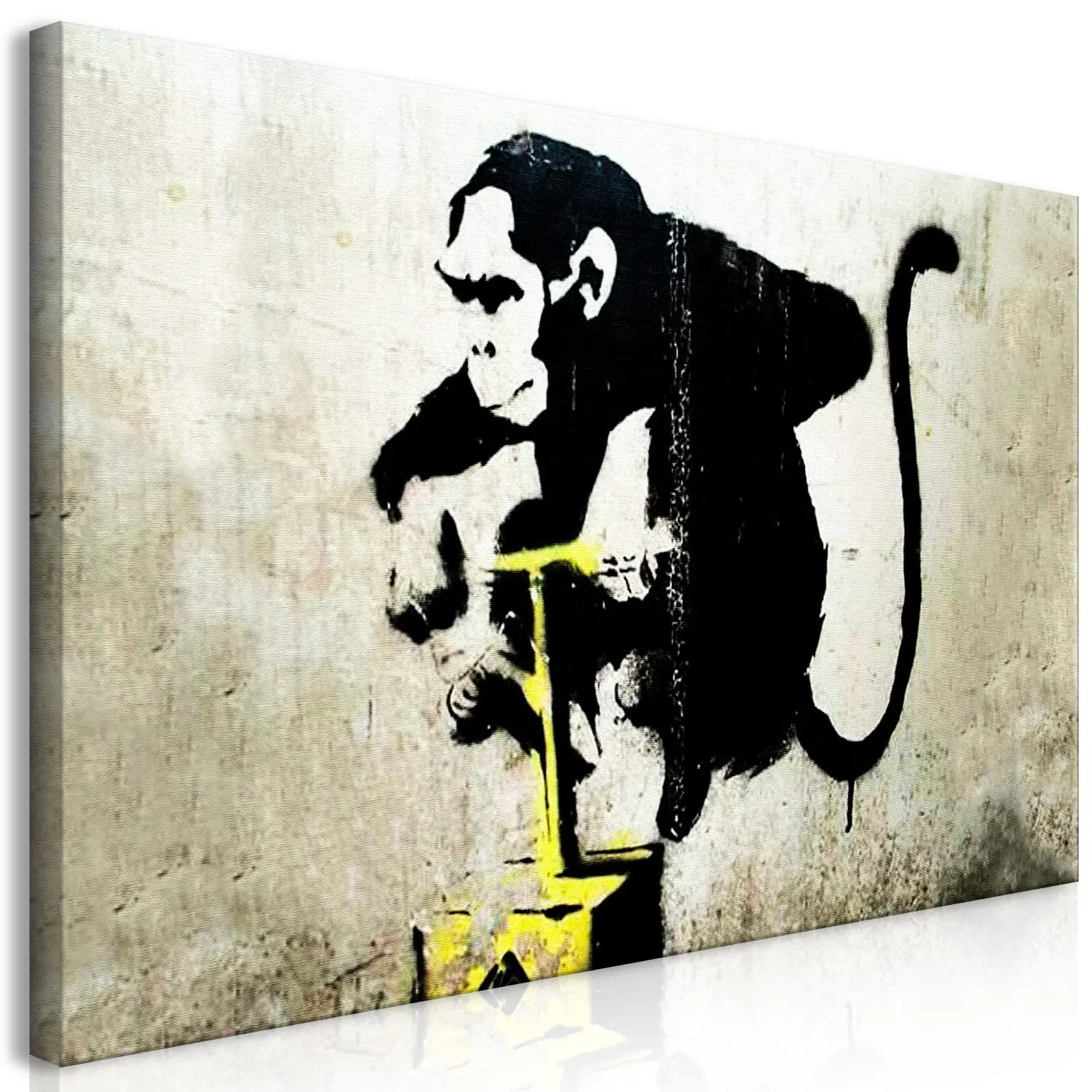 Large XXL print Monkey TNT Detonator by Banksy II - bimago
