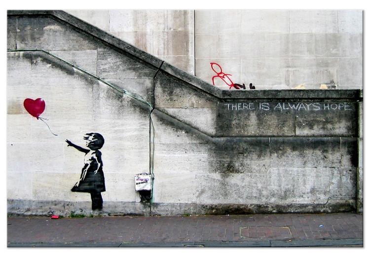 Large canvas print Girl With a Balloon by Banksy [Large Format]
