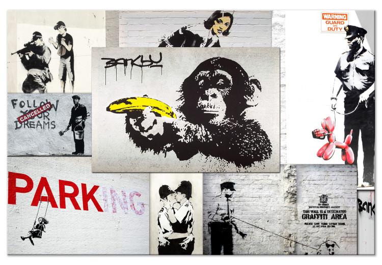 Large canvas print Banksy: Police Fantasies [Large Format]