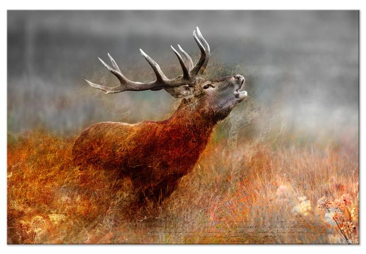 Large canvas print Roaring Deer [Large Format]