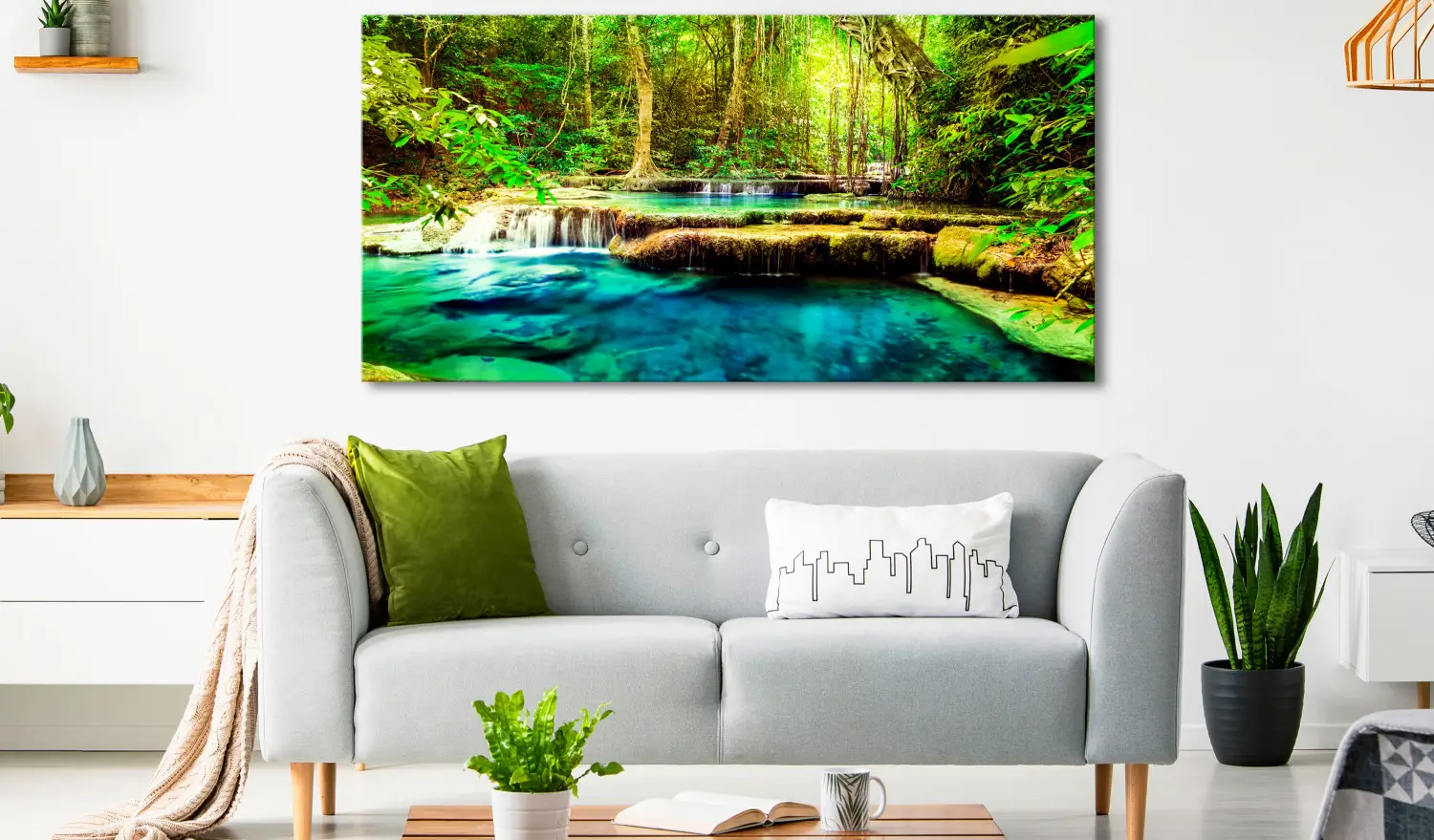 XXL canvas print Jewel of Nature II - Jungle and tropical