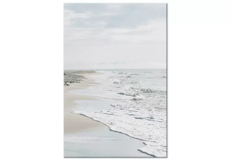 Canvas Peaceful Shore (1-piece) Vertical - beach and sea landscape