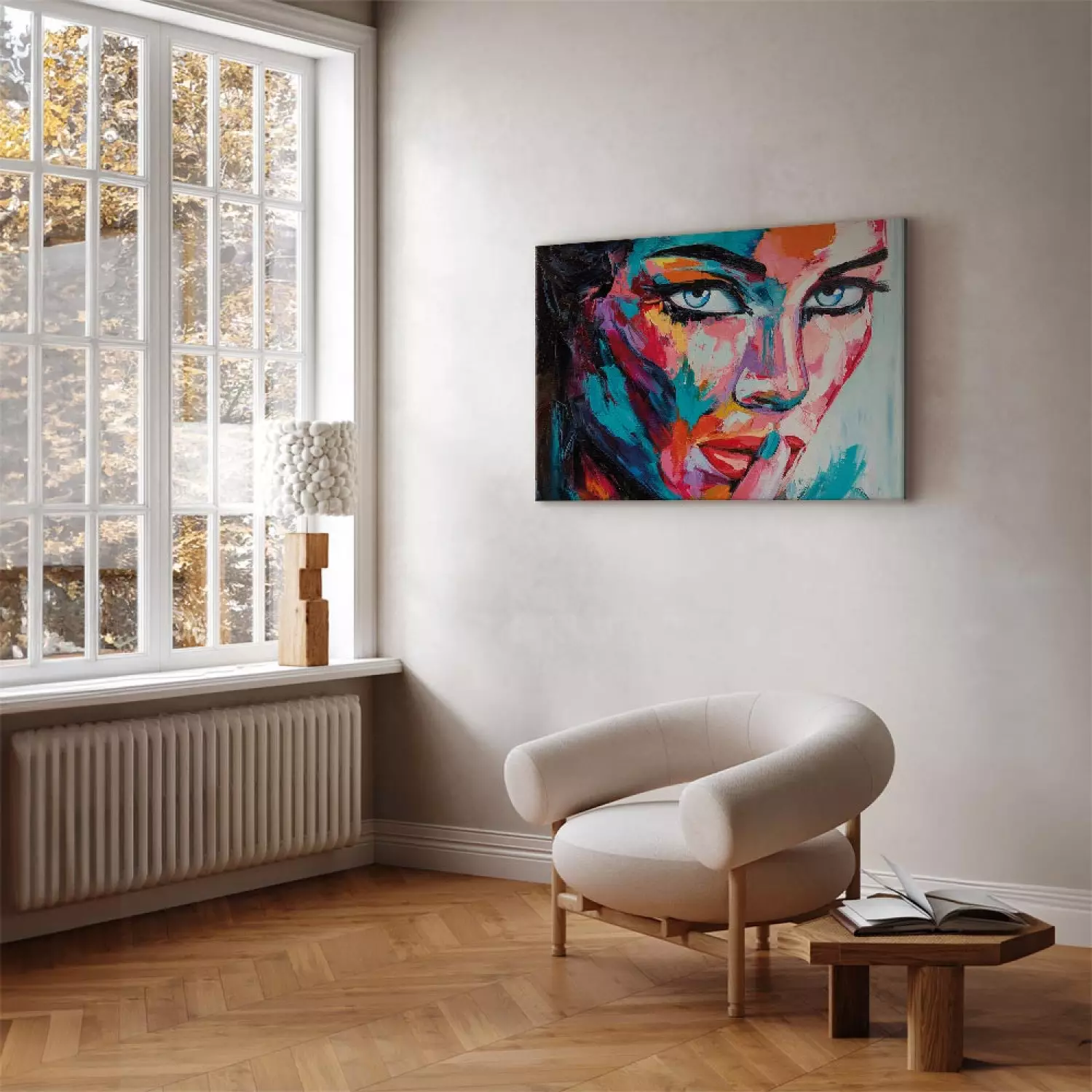 Canvas Colourful Silence Wide