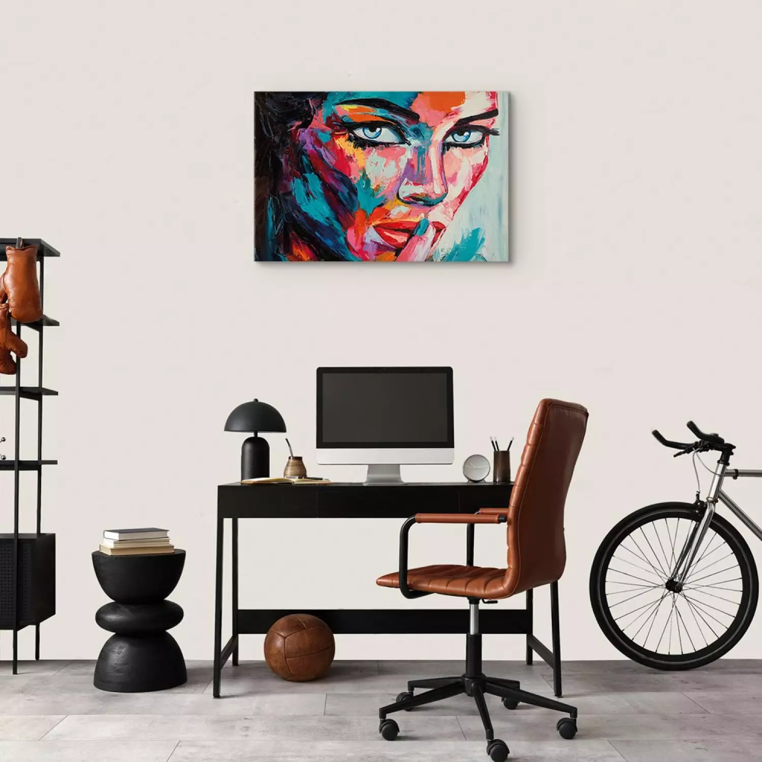 Canvas Colourful Silence Wide