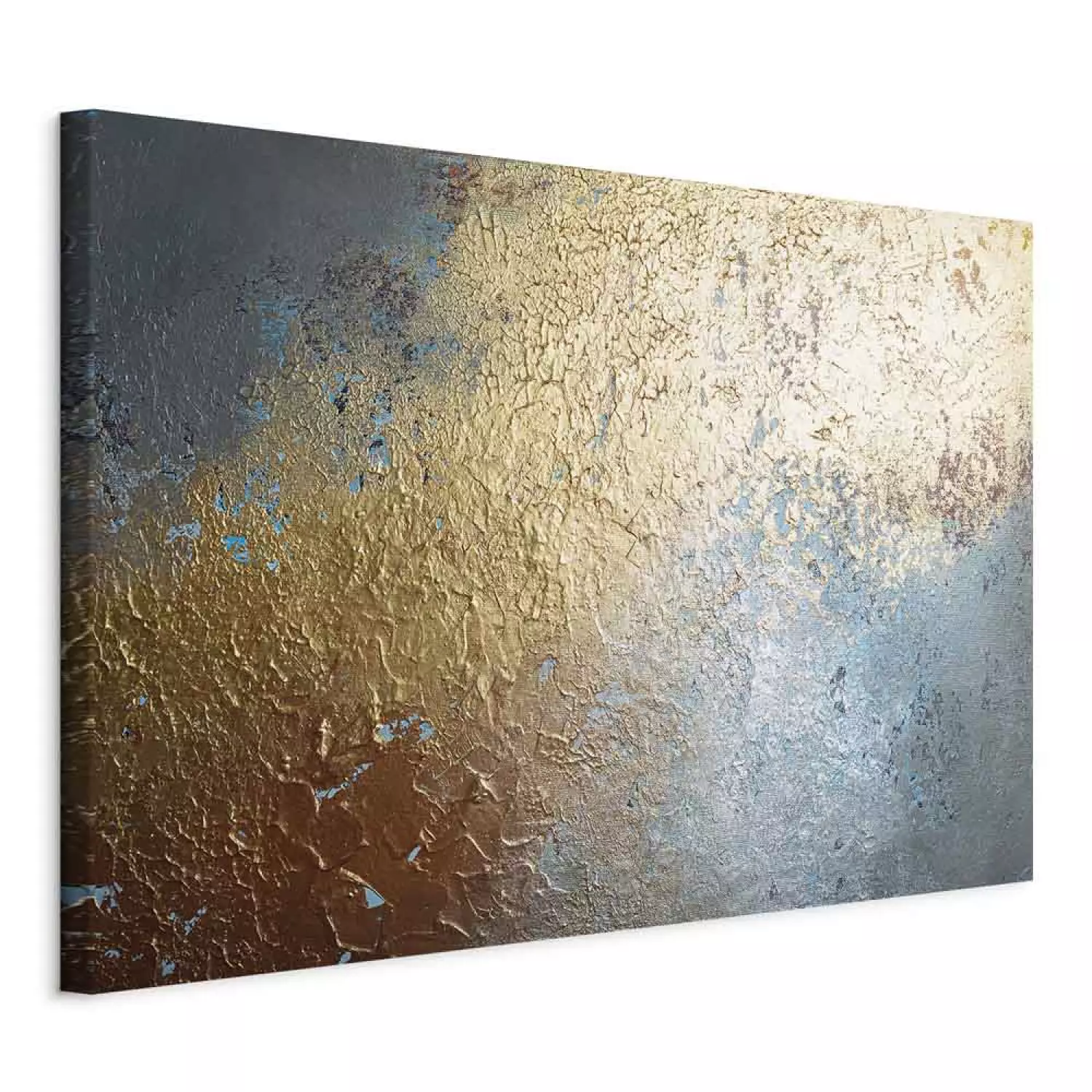 Canvas Print Texture Penetration Wide - modern golden abstraction