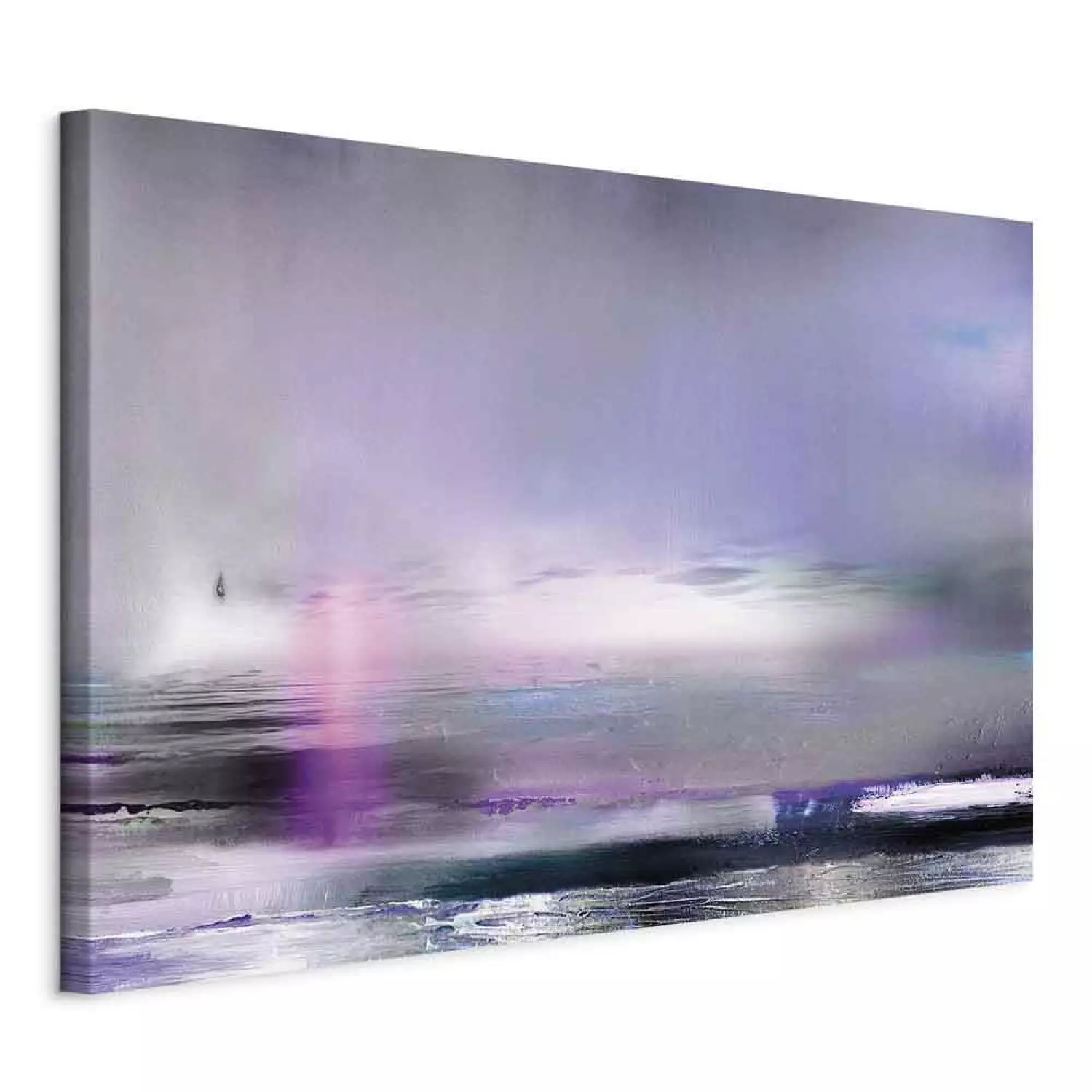 Canvas Print Purple Sunset Wide - abstraction with a hint of purple
