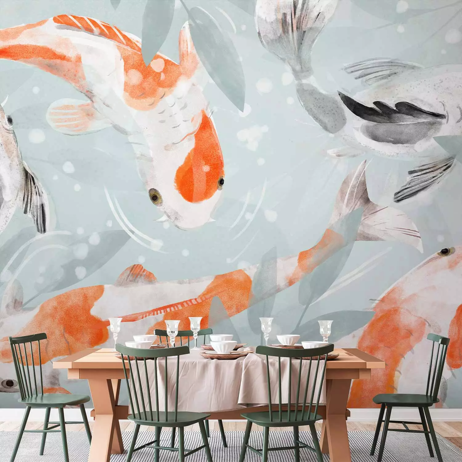 Photo Wallpaper Koi Fishes - Third Variant