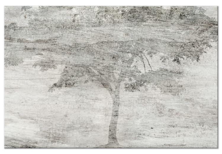 Canvas Hazy Tree (1-piece) Wide - third variant - landscape