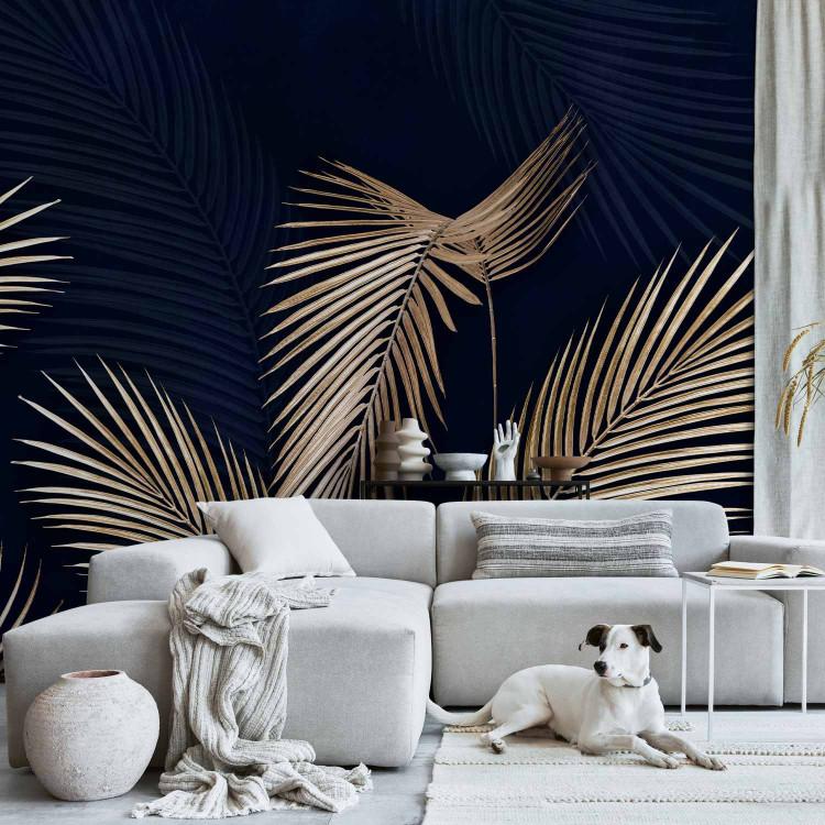 Wall Mural Palm Leaves - A Composition of Exotic Plants