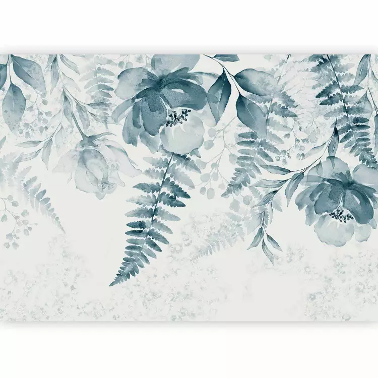Melancholic roses - a floral blue composition