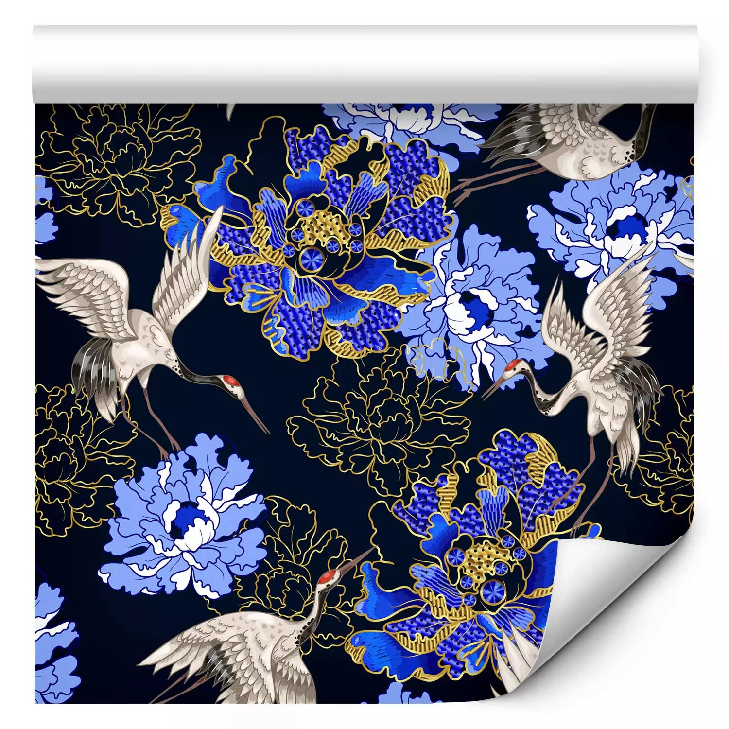 Modern Wallpaper Blue Orient