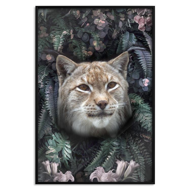 Poster Lynx in Flowers [Poster]